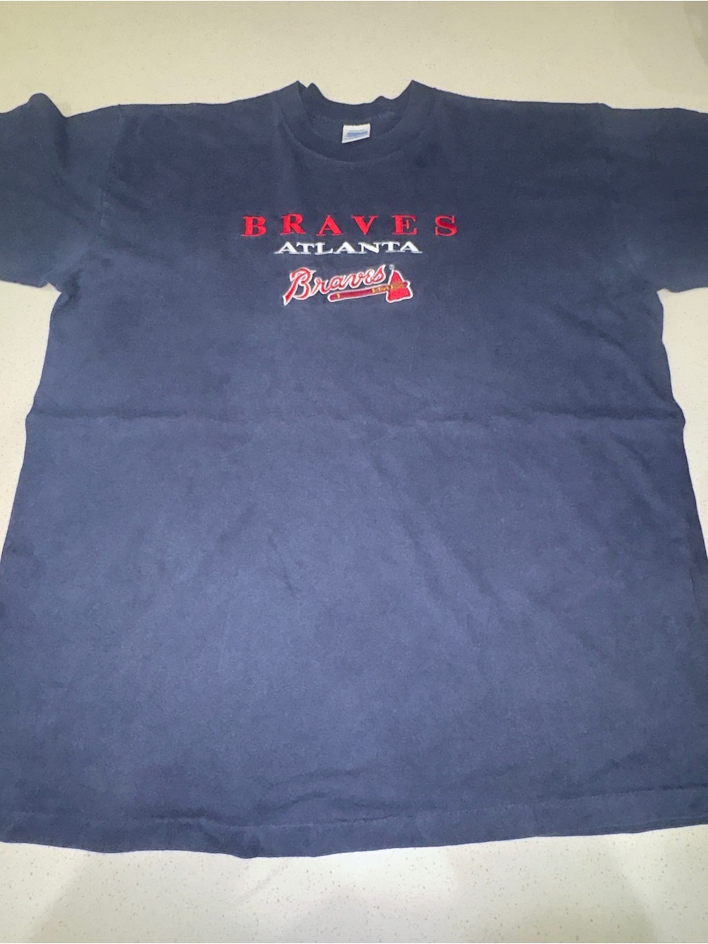 90s Atlanta Braves Navy MLB t-shirt